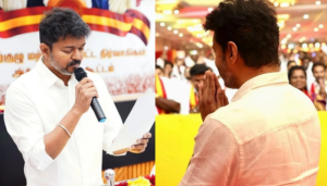 Read more about the article த.வெ.க. விஜய் வியூகம்: நாளை ஆலோசனை!