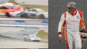 Read more about the article Ajith Car Race Accident | அஜித் கார் பந்தயத்தில் விபத்து!